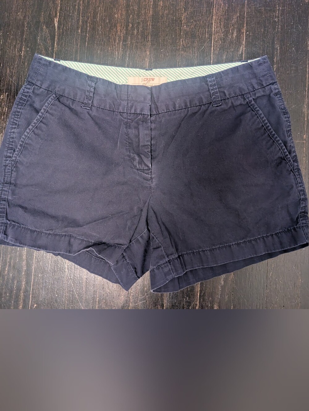 J. Crew Navy Women's Chino Shorts